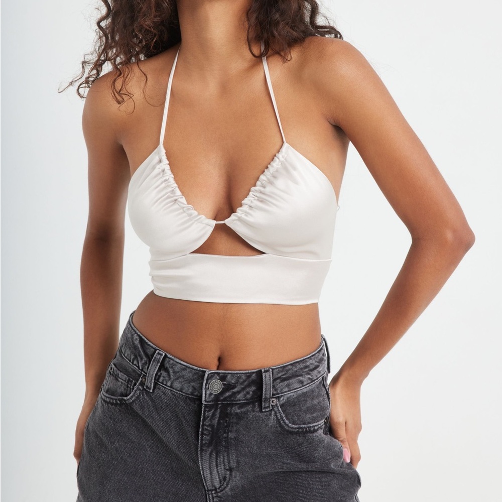garage keyhole halter top